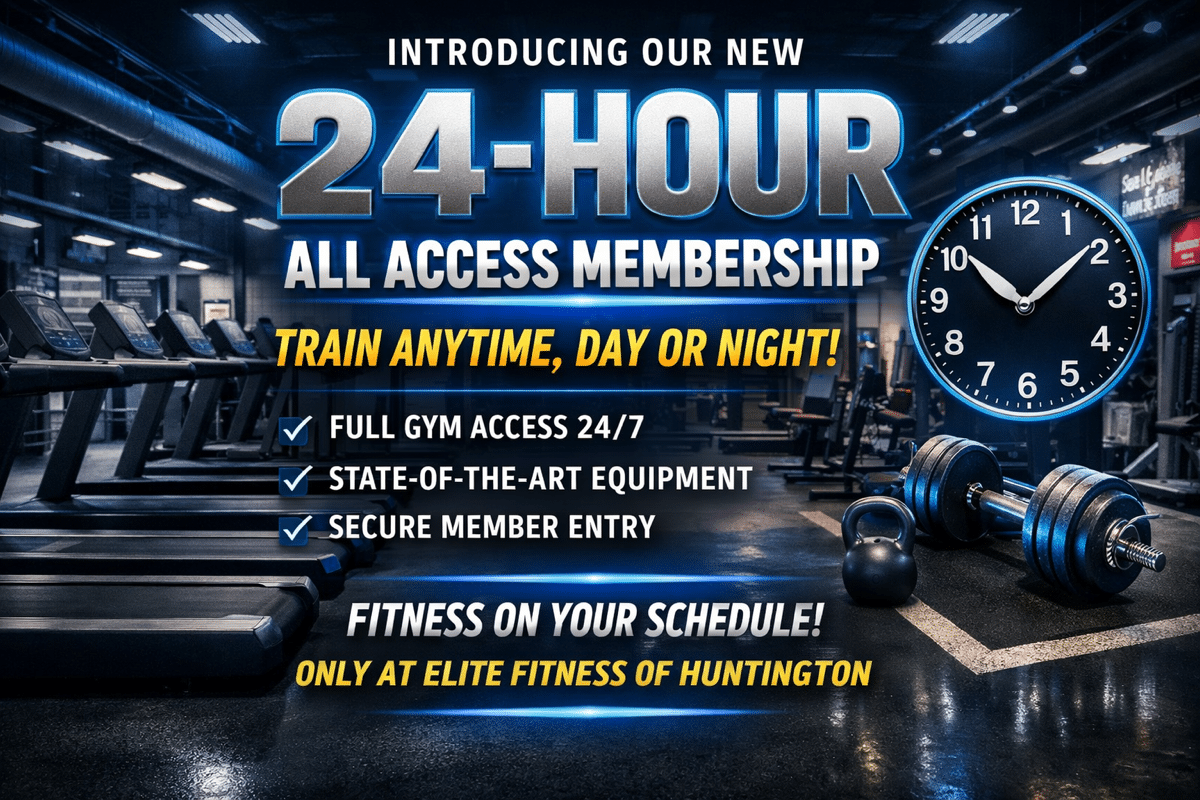 24-hour key fob gym access